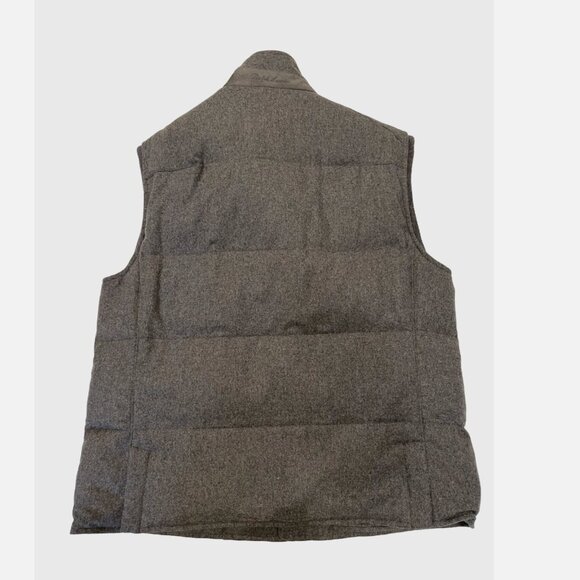 Ralph Lauren Purple Label Wool Goose down vest ITALY XL grey suede jacket - Picture 7 of 8